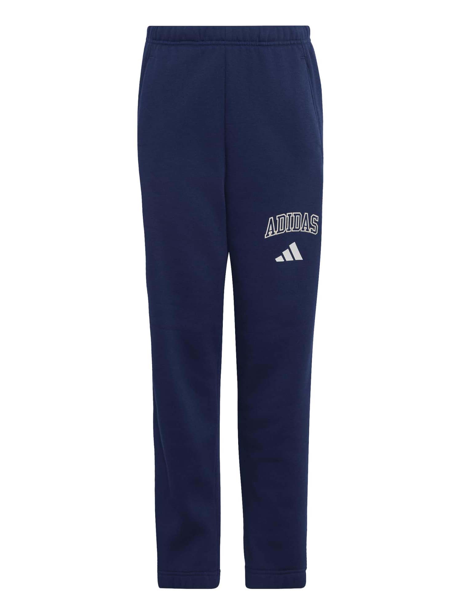 Pantalone bambino blu Adidas Ks5128 sportivo casual